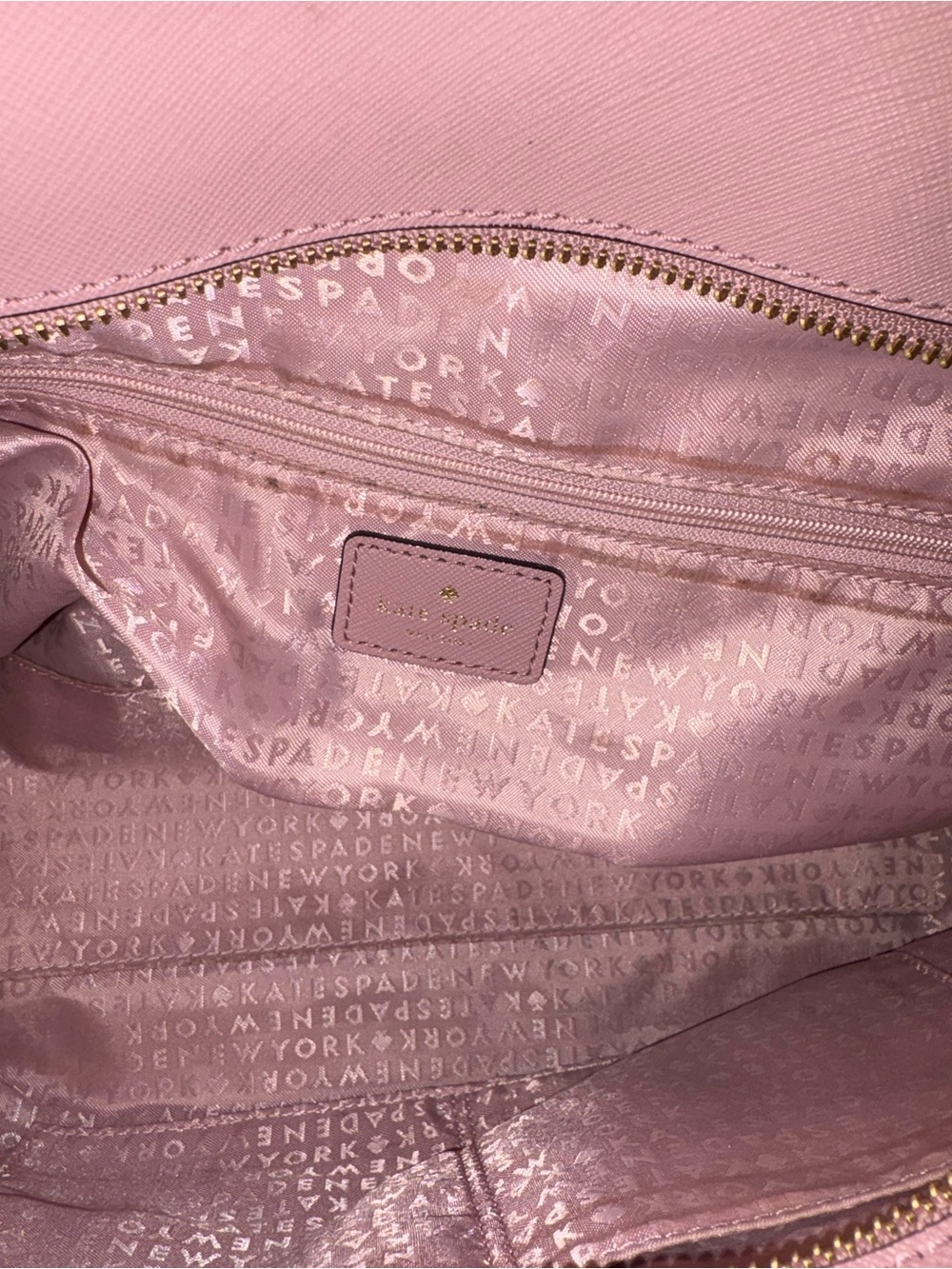 ✨ Kate Spade New York Saffiano Leather Satchel | Blush Pink | NWOT - Picture 8 of 11
